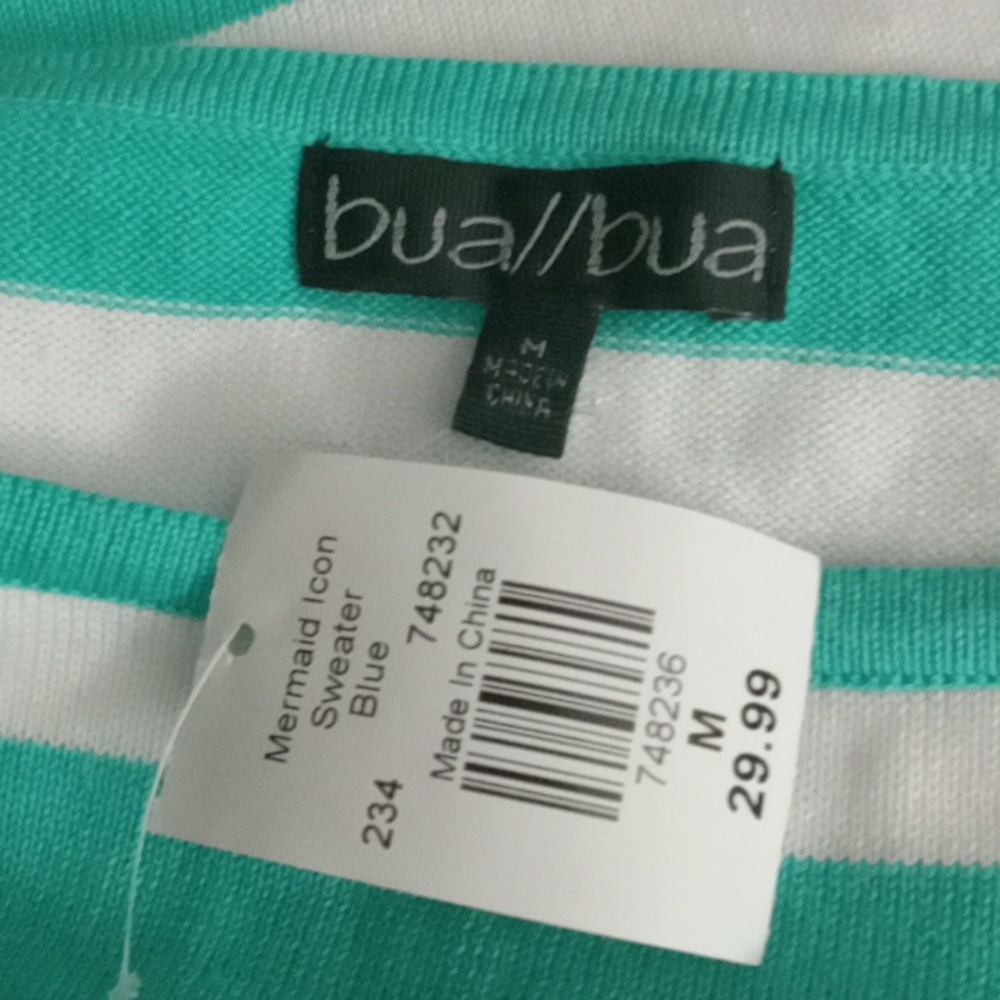 G/C.  Ladies Mermaid striped top size medium - Picture 6 of 9